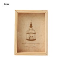 납골당액자 추모 영정사진 미니 수목장 장식 비석 사진 프레임 빈티지 멀티 아트 나무 데스크탑 카드 홀더 웨딩 가족 홈 핫, 3.Large