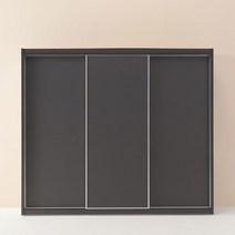 레오가구 올차콜 슬라이딩장롱/옷장 (3통구성), 선반장, 선반장, 이불장