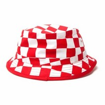 가방팝 오리지날척 Chex Hat Red 버킷햇