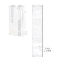 리빙월드 긴우산용 우산비닐 긴비닐(무색) 1000장 (자동우산포장기용), 상세페이지 참조