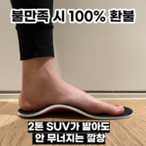 족저근막염 아치 기능성 평발 안심풋 깔창, 1개