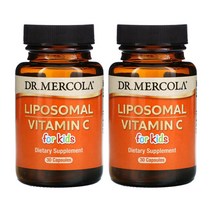 닥터 머콜라 키즈용 리포소말 비타민C 30캡슐 2팩 Dr Mercola Liposomal Vitamin C for Kids