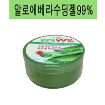 웰빙 예쁜얼굴 알로에 수딩 젤 300g 1개 겔 원형 수분 공급 진정 여름 피부, 1통