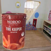 노루 방염페인트 화이어키퍼 유성 투명 4L 소방법 방염필증 DFL-100, 유광, 1개