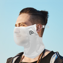 미소스 쿨 플로드 에어메쉬 골프마스크 자외선차단 남녀공용, 화이트