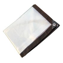 렉산2t 차양 캐노피 차고PE 방수포 매우 투명한 비 항해 가정 정원 옥외 주문을 받아서 만들어진 크기, 05 2m by 5m