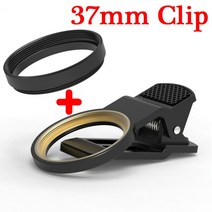 KnightX-클립 프리즘 37mm 52mm 55mm 58mm 전문 카메라 매크로 렌즈 CPL 스타 가변 ND 필터 모든 스마트폰 휴대폰, 37mm Clip_58mm, 01 37mm Clip_06 58mm