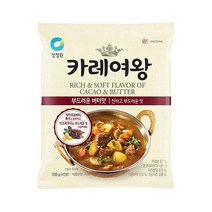 청정원 간편식 청정원 카레여왕 부드러운 버터맛 108g 집밥 도시락 식자재 캠핑 별미, 9개