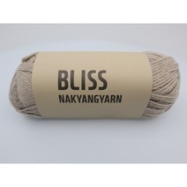 블리스실 BLISS실 블리스 1Pack(같은색상 4볼)판매 부드러운 케시미어 울혼방 목도리 뜨개실 털실 의류 스웨터 해나뜨개실, 344 중베이지