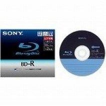 SONY 블루레이 디스크 녹화용 BD-R(추기형) 편면 1층・130분25GB・단품 BNR130A