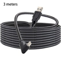 오큘러스 퀘스트 2 링크 케이블 USB 3.0 고속 충전 케이블 3/5/6M Quest2 VR 데이터 전송 고속 충전 VR 헤, 03 3M