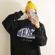 러브앤시티 남녀공용 새크라멘토 후드티 오버핏 박스핏 레터링 후드티셔츠 가을 겨울 쭈리 기모
