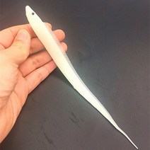 빅 베이트 루어 일본 빅게임 소프트 바다 낚시 anuila Lure Shad Bait 수영 장어 루어 헤어테일 미끼 바닷, 01 Luminous_02 20cm