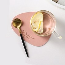 W5D0CEEP PU PU핑크 가성비 가죽 고급스러운 고품격 매트 머그 모던색상 미끄럼방지 받침 북유럽 사무실 선물 세련된 소품 수저 신혼부부커뮤니티 인생 인테리어 잔받침 카페 캔들받침 커피숍 커피잔 컵받침 컵코스터 테이블 트렌디한 티코스터 티타임 컵받침 종이컵홀더, GF 핑크