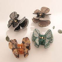 바이데이지 프랑스 나비 큐빅 헤어집게핀 Bh0661.바이데이지