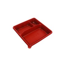 JB351 300개 BOX 뚜껑포함 도시락용기 죽용기 일회용 다용도용기 JB-351 3칸도시락