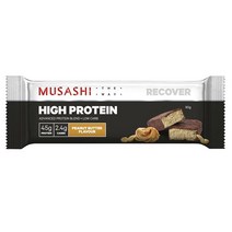 Musashi High Protein Bar Peanut Butter 무사시 하이 프로틴 바 피넛 버터 90g 6팩