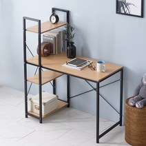 조은세상 H형 책상 1000, 블랙