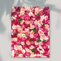 오로라데코덴 캔버스형 보석십자수 40x50cm, MK150 다양한 색상 아름다운 장미