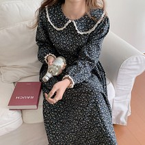 시그널러브 루엔 레이스 라인 코튼 롱원피스