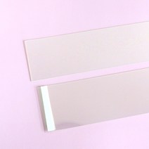 아이팩 케이크 무스띠 - 투명무지 사이즈 8x70cm-10개, 8cm 접착형-10개