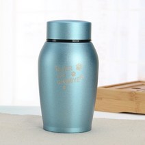 장례용품 장례 용품 입관 상조 멀티 컬러 스테인레스 스틸 애완 동물 개 고양이 새 마우스 화장 유골 개 위한 봉인 된 식 애완 동물 기념품 항아리, 08, 6.5x13
