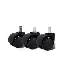 회전 의자 휠 범용 컴퓨터 사무실 의자, IKEA 10MM(5호 화이트)