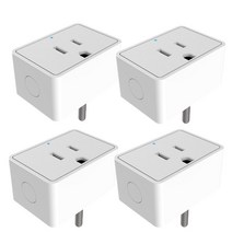 스마트싱스 스마트플러그 ATHOM Homekit WiFi 플러그 Siri 음성 원격 제어 콘센트 US 16A Smart Home, [01] 미국 플러그, [03] Homekit 4 PCS