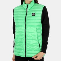 디몬트 22 F/W 스톤 키즈 와펜 로고 패치 경량 패딩 조끼(그린) 7716G0332 V0050 14A (성인착용가능)