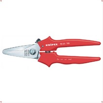 KNIPEX 크니펙스 콤비네이션 가위 95 05 190 만능가위 골판지 플라스틱 알루미늄 절단 다목적 독일공구 독일제 카리스툴, 단품