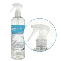 이도 소독용 에탄올 스프레이 500ml 대용량 살균 손소독 감염예방 알콜, 단품