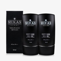 JJ 무칸 옴므 비타 워터 썬젤 로션타입 50ml 2개