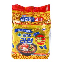 삼양 멀티팩 삼양 삼양라면 골드 120g 4입 봉지라면 사무실 회사 직장 학생 간식 식사대용 시원한국물, 단품