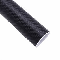 래핑필름 차량 자동차 카본 래핑 127cmX10cm 스티커 3D 탄소 섬유 비닐 랩 시트 롤 필름 바이크 오토바이 스타일링 블랙 화이트 실버 액세서리, [01] Black
