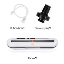 진공포장기 진공실러 Xinbaolong 진공 실러 기계 220v110v 자동 상업 주방 음식 진공 포장 기계 10pcs 가방을 제공, 회색-2pcs, 220v