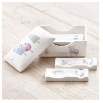 아이스크림 수저받침 받침함 세트, 혼합색상, 1세트