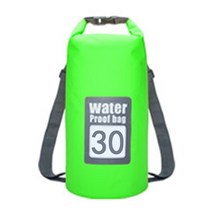 PVC 방수 배낭 스포츠 가방 래프팅 수영 배낭 불침투성 건조 가방 5L 10L 15L 20L 30L, 30L  Green
