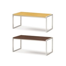 한성 OFLX HL-202-2 소파테이블 오크 월넛, HL-202-2W 월넛