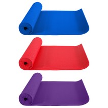 스타 요가매트 6mm EU830 요가 필라테스 스트레칭, 빨강