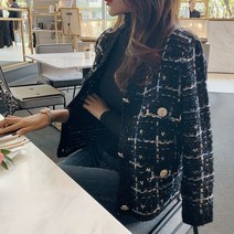 [미나그램] 리버트 트위드 가디건