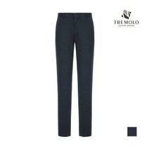 인디안 TREMOLO 멜란지 스트라이프 원턱 팬츠__TRNDAWY1111