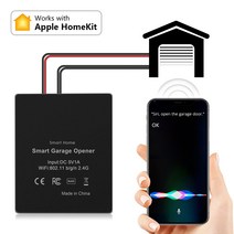 홈키트 와이파이 차고 문 센서 오프너 컨트롤러 스위치 홈 음성 제어 허브 없음 애플 IOS 스마트 시스템과 함께 작동, [04] US Standard