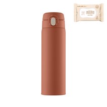 NEUTRALFOOGO 푸고 프리미엄 뉴트럴 진공단열 조제분유용 텀블러 JNX-501K + 증정 물티슈 20매입, 뉴트럴 핑크