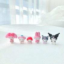 마이멜로디 쿠로미 미니 피규어 데코덴 미니어처 소품, 아기 쿠로미