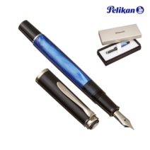 PELIKAN 펠리칸 클래식 M205 고급 만년필 24K 마블블루 F촉