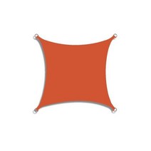 방수 파라솔 그늘 항해 캐노피 캠핑 큰 천 야외 걸이식 정원 테라스, 03 Orange_05 3X3M
