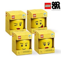 기타 바보사랑[레고스토리지]레고스토리지 레고 헤드정리함 MINI 4종세트, 보이+걸+실리+윙키