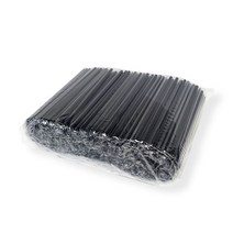 스트롱팩토리 개별포장 일자빨대 검정 25cm 500개입, 1박스, 10000개입