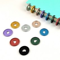 씨거적 볏짚거적 종자거적 5pcs 35mm 플라스틱 버섯 구멍 바인딩 디스크 노트북 반지 루스 리프 바인더 버, 09 Mix Colour-5pcs