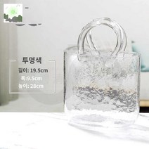 탱크 핸드백 수족관 장식 어항 구피 가게 베타 미니, 가방21-0401 투명색 액 전달